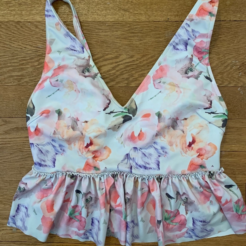 Korni Jeane V-neck Swim Top
